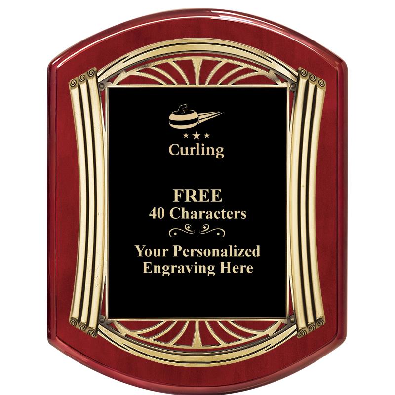 10.5X13.5 ROMAN RD RSWD W GLD