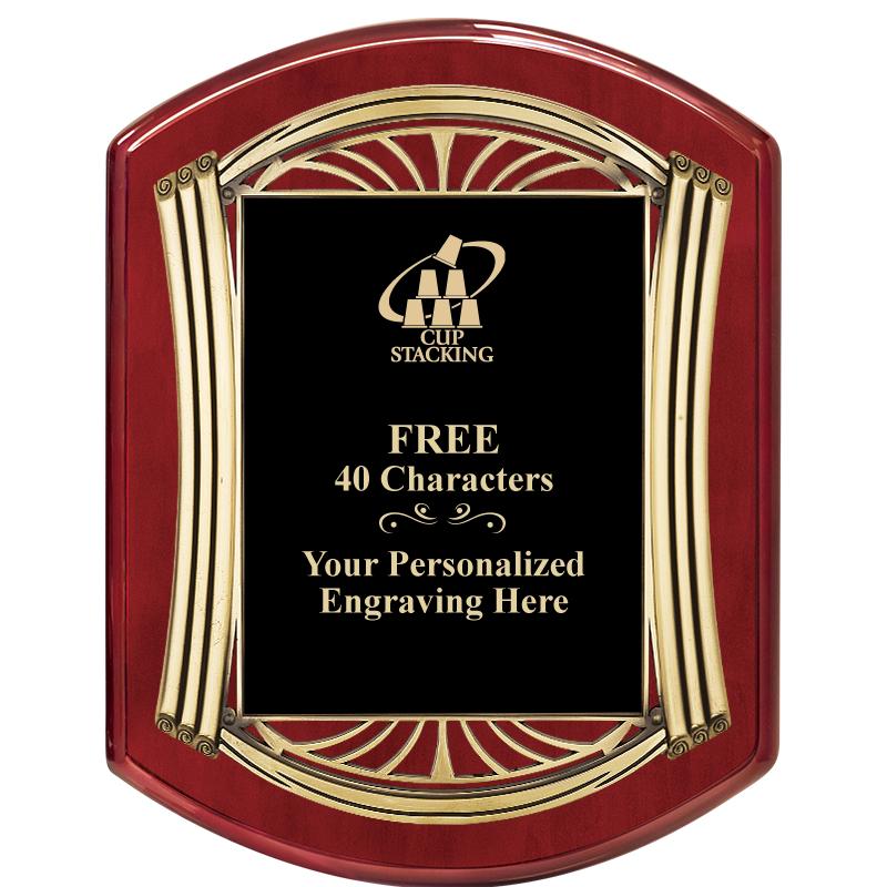 10.5X13.5 ROMAN RD RSWD W GLD