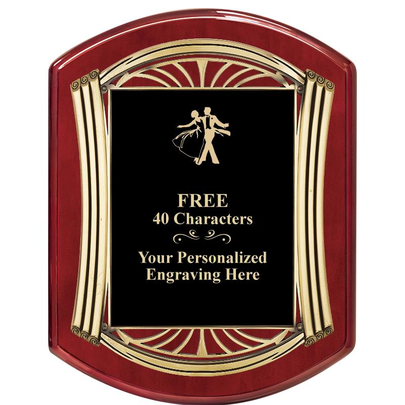 10.5X13.5 ROMAN RD RSWD W GLD