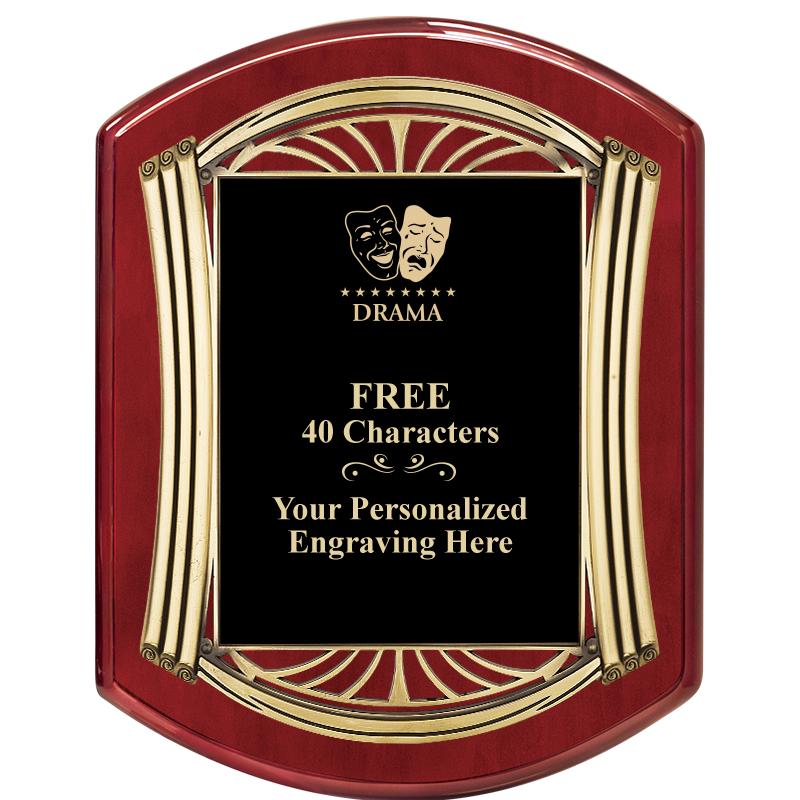 10.5X13.5 ROMAN RD RSWD W GLD