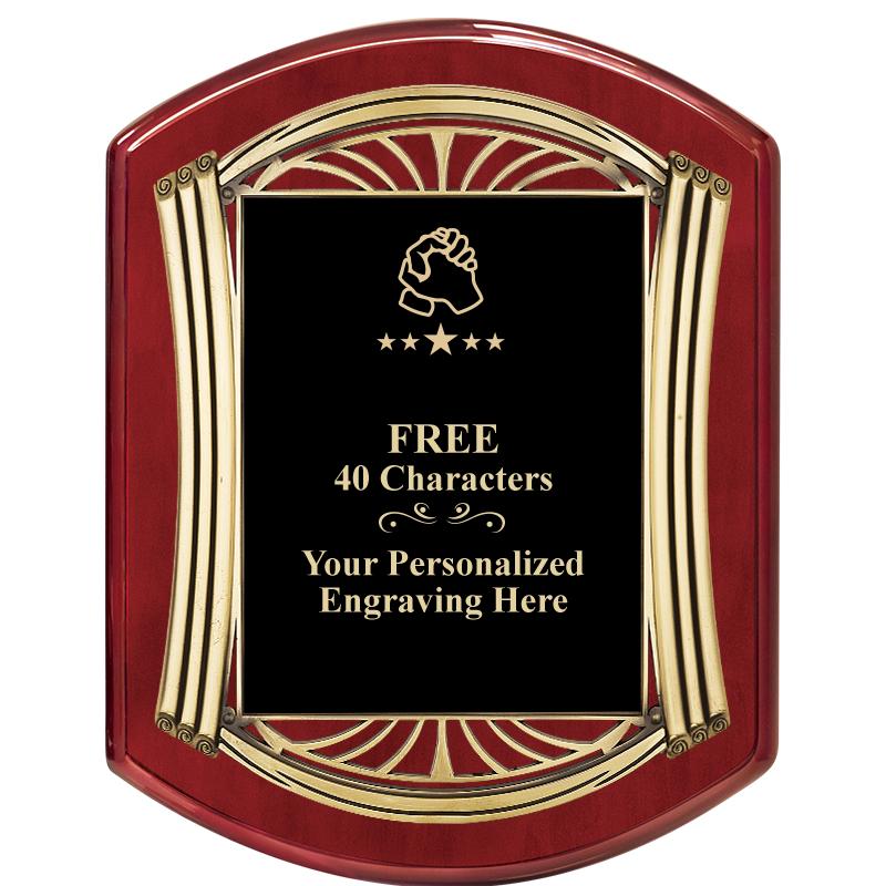 10.5X13.5 ROMAN RD RSWD W GLD