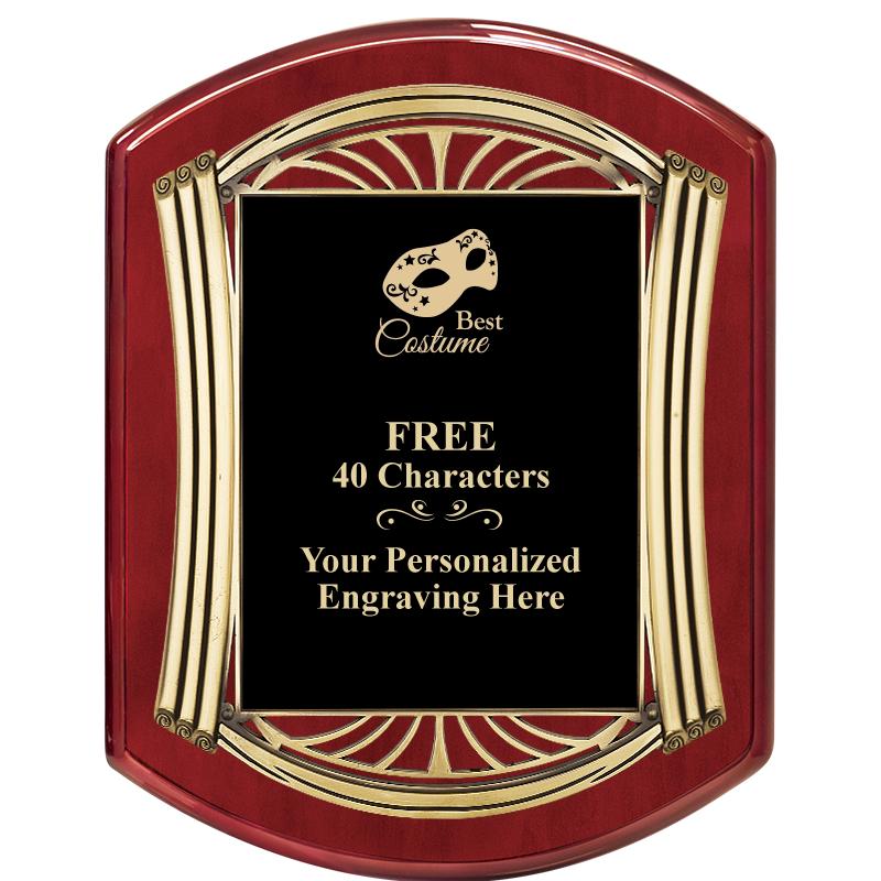 10.5X13.5 ROMAN RD RSWD W GLD