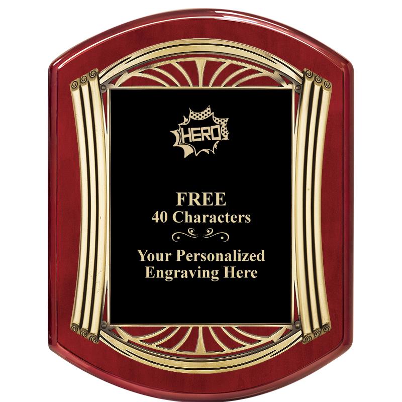 10.5X13.5 ROMAN RD RSWD W GLD