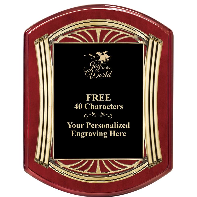 10.5X13.5 ROMAN RD RSWD W GLD