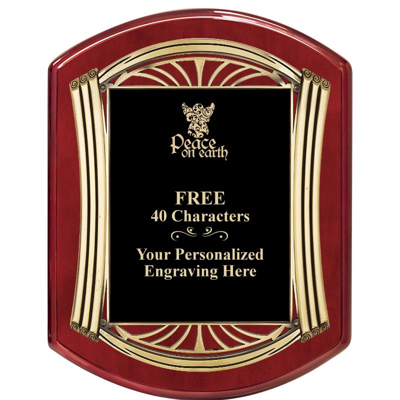 10.5X13.5 ROMAN RD RSWD W GLD