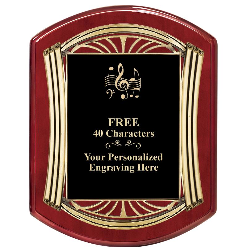 10.5X13.5 ROMAN RD RSWD W GLD