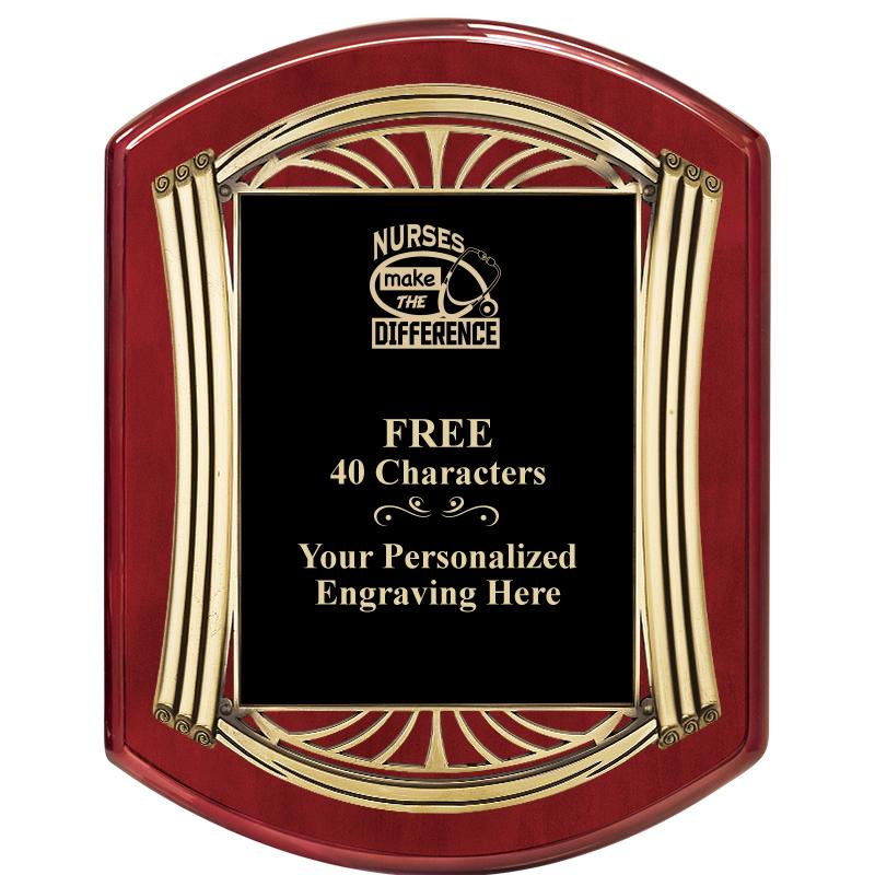 10.5X13.5 ROMAN RD RSWD W GLD