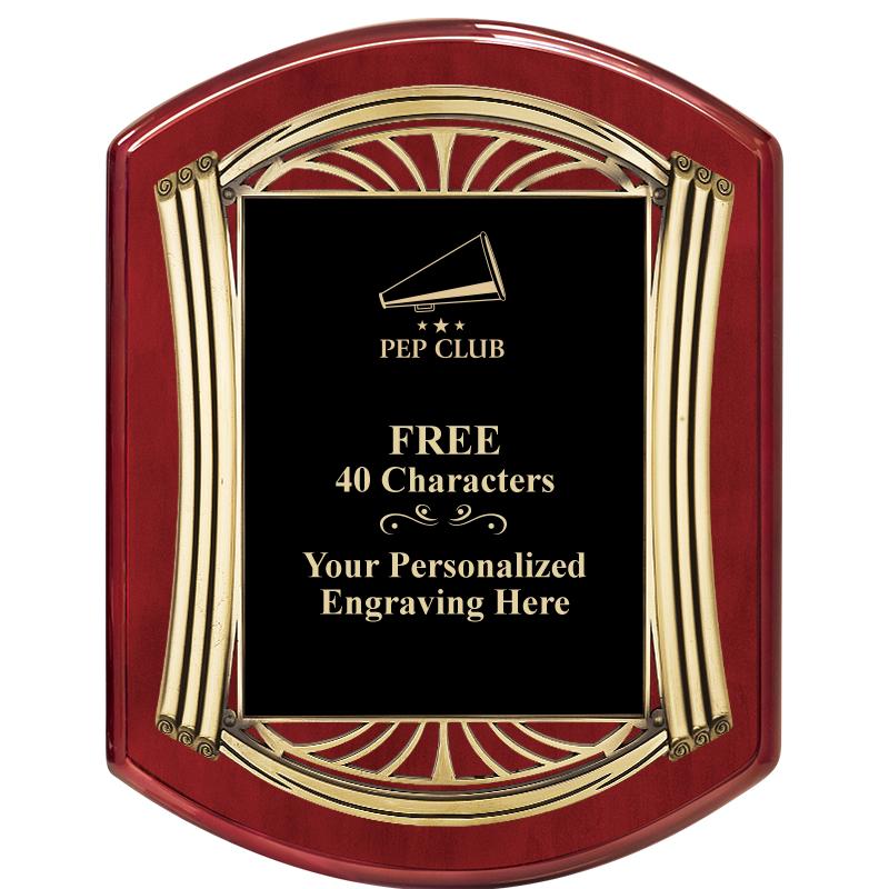 10.5X13.5 ROMAN RD RSWD W GLD