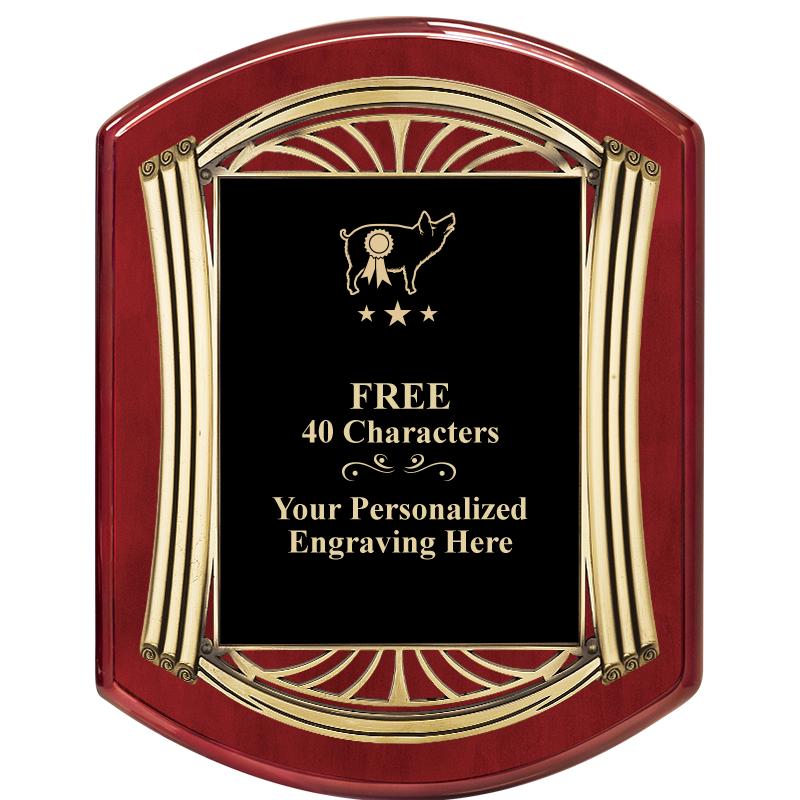 10.5X13.5 ROMAN RD RSWD W GLD