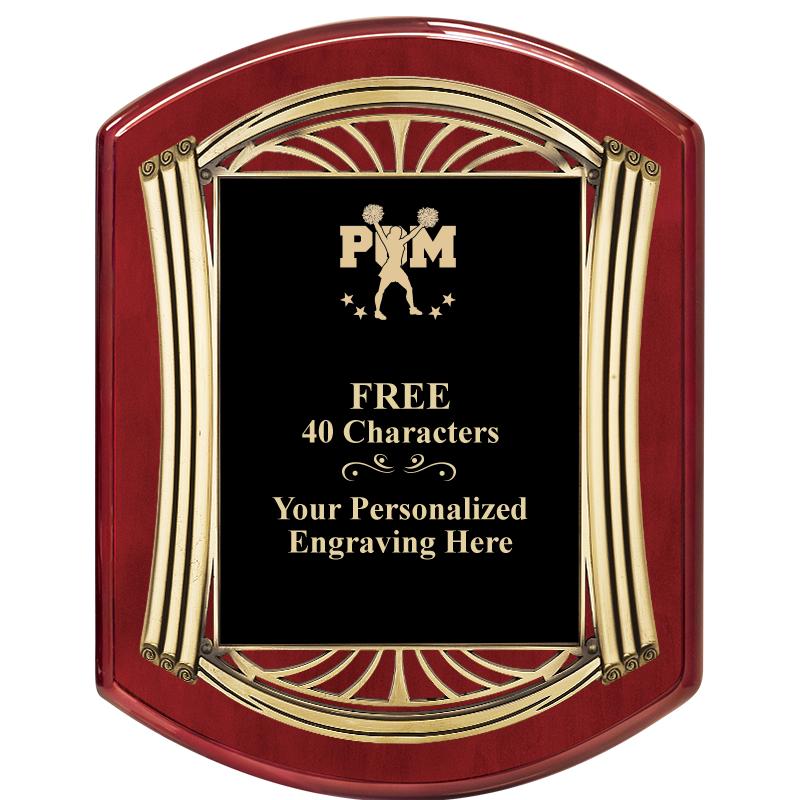 10.5X13.5 ROMAN RD RSWD W GLD