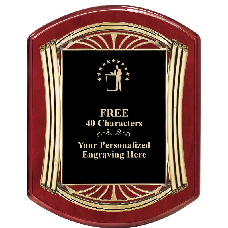 10.5X13.5 ROMAN RD RSWD W GLD