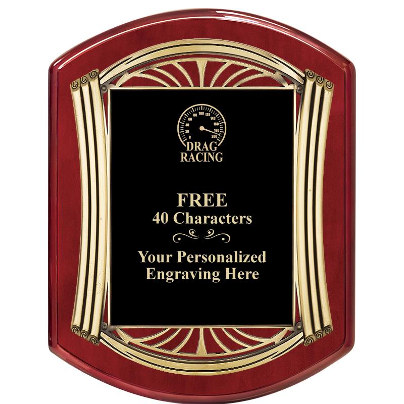 10.5X13.5 ROMAN RD RSWD W GLD