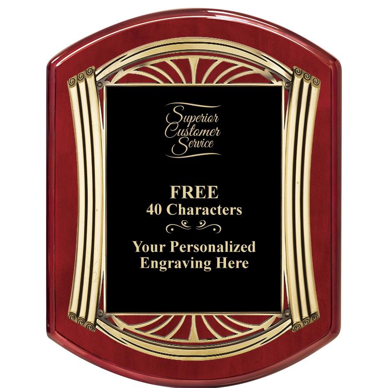 10.5X13.5 ROMAN RD RSWD W GLD