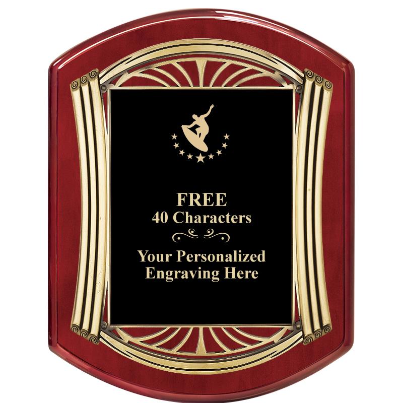 10.5X13.5 ROMAN RD RSWD W GLD