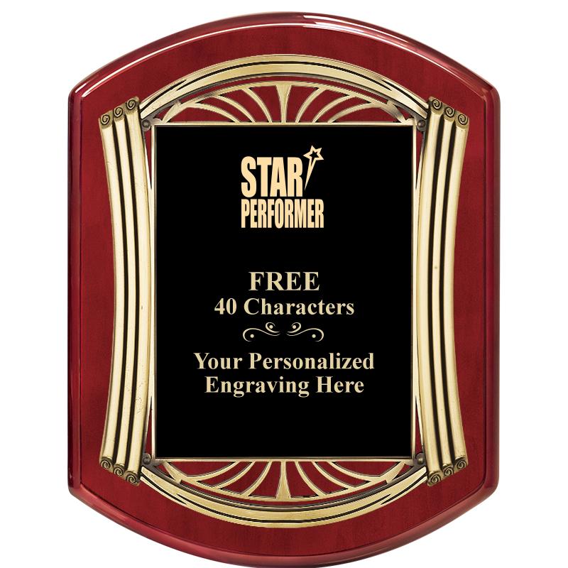 10.5X13.5 ROMAN RD RSWD W GLD