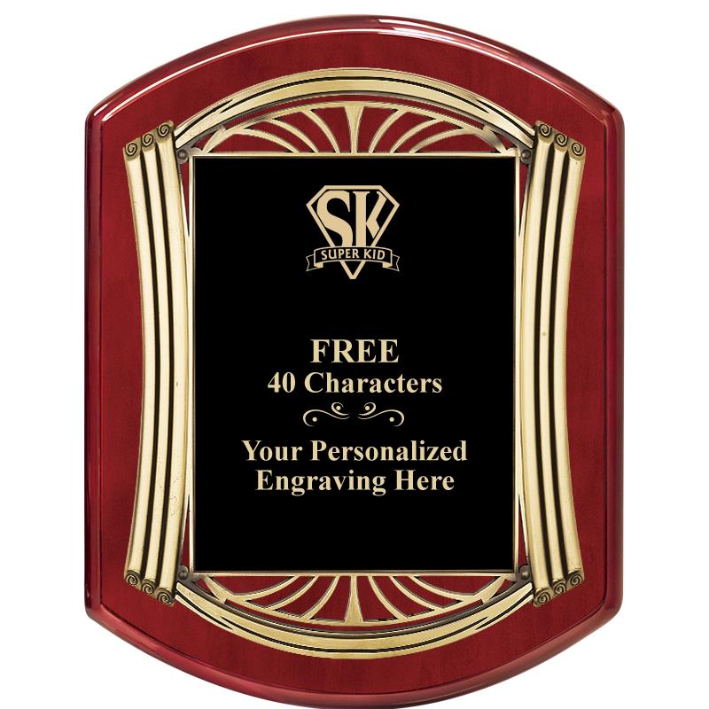 10.5X13.5 ROMAN RD RSWD W GLD