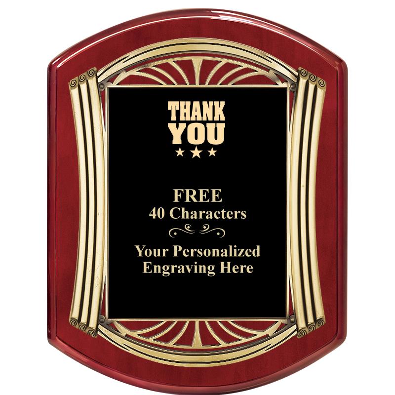 10.5X13.5 ROMAN RD RSWD W GLD