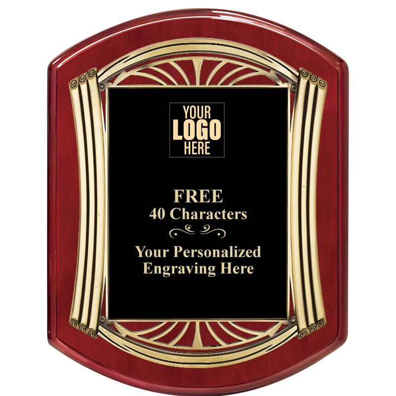 10.5X13.5 ROMAN RD RSWD W GLD