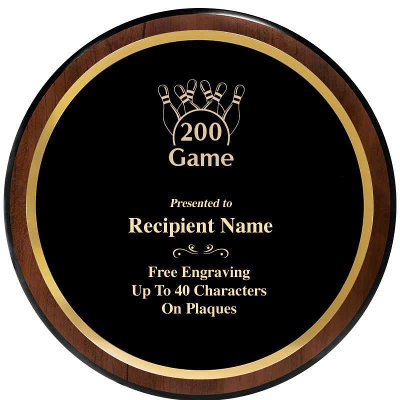 9" ROUND WOOD PLAQUE