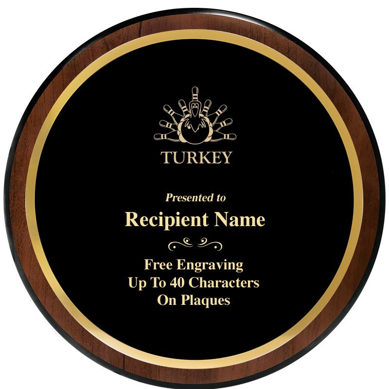 9" ROUND WOOD PLAQUE