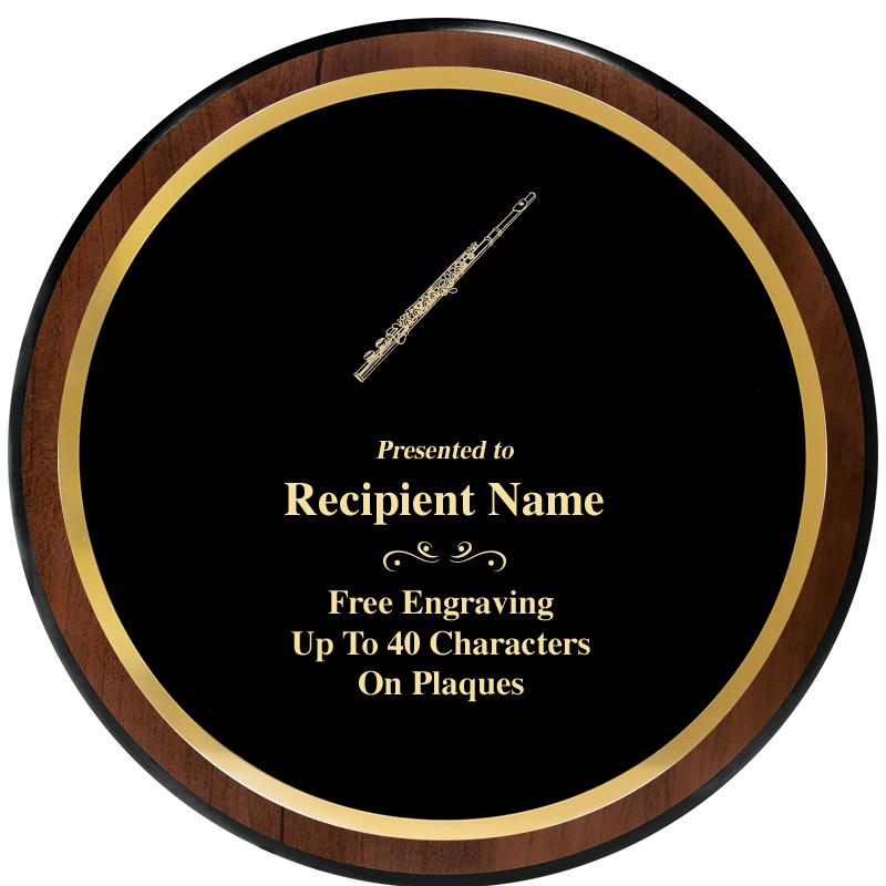 9" ROUND WOOD PLAQUE
