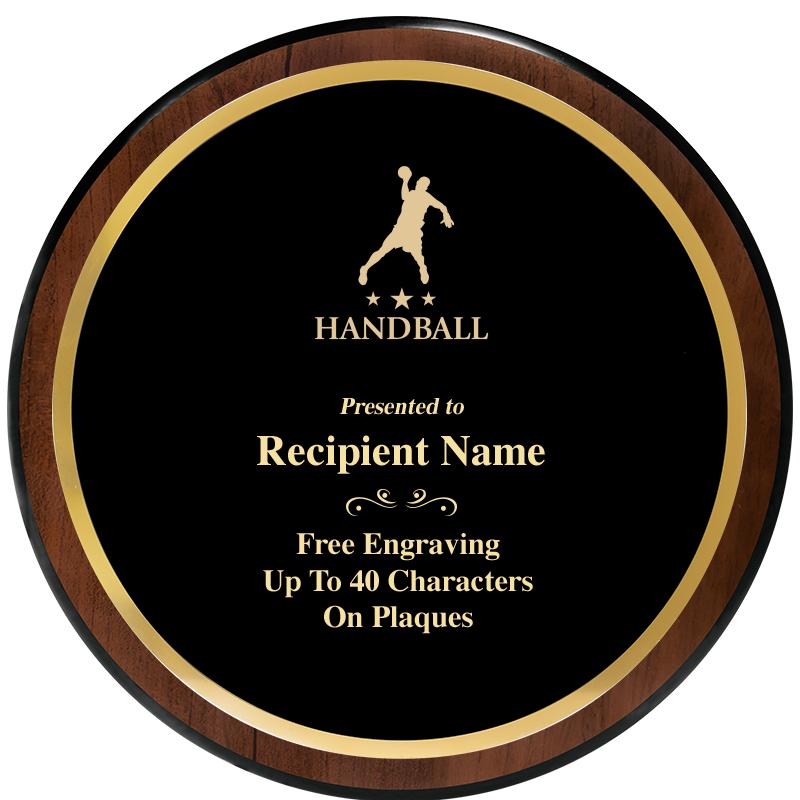 9" ROUND WOOD PLAQUE