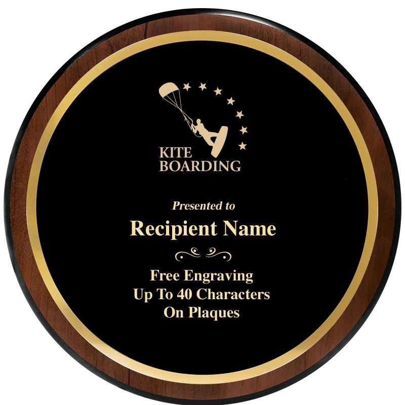 9" ROUND WOOD PLAQUE