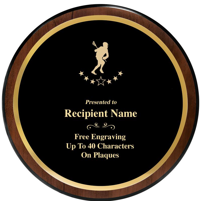 9" ROUND WOOD PLAQUE