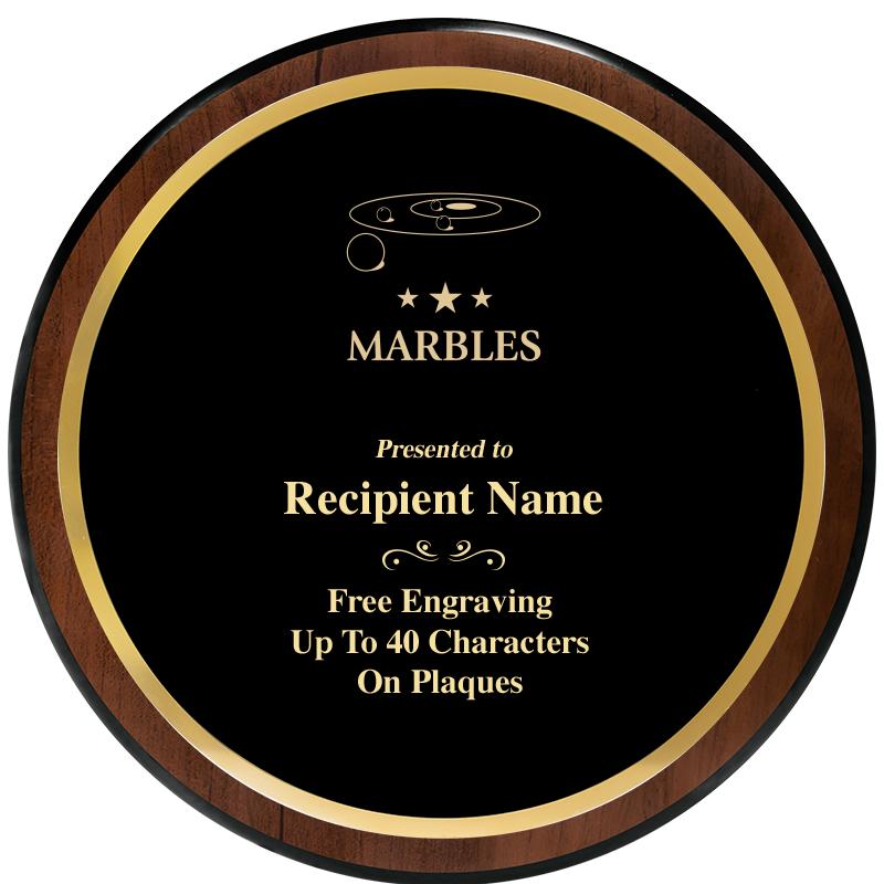 9" ROUND WOOD PLAQUE