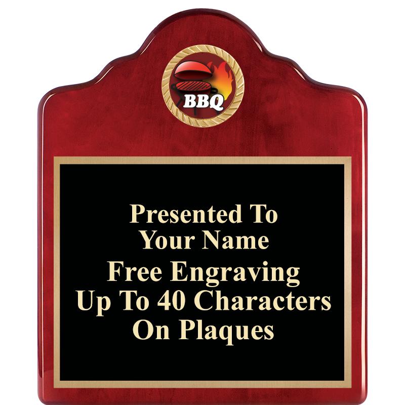 10"X12"ROSEWOOD EMBLEM PLQ