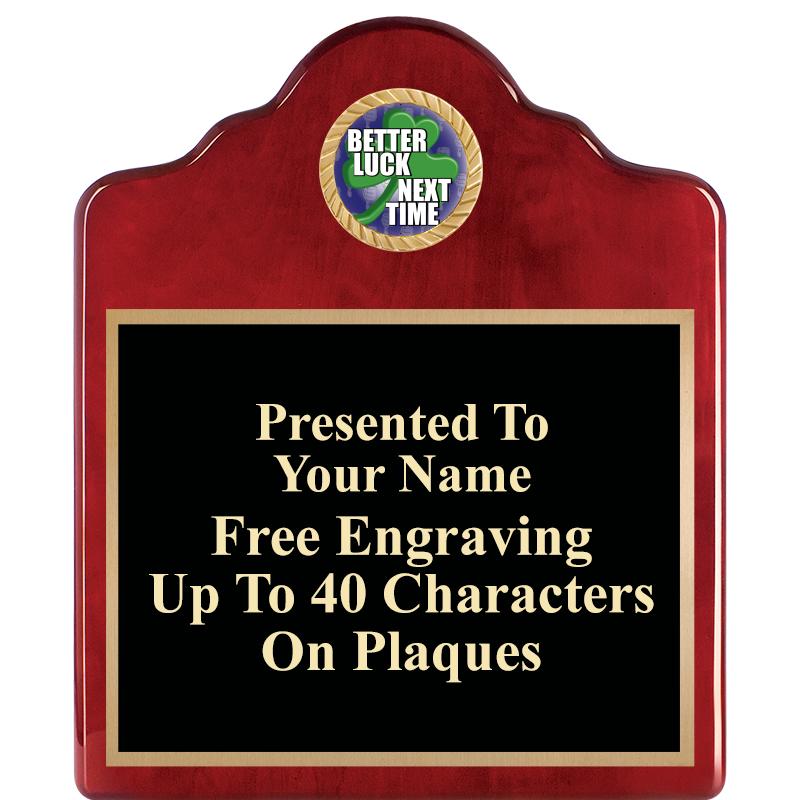 10"X12"ROSEWOOD EMBLEM PLQ