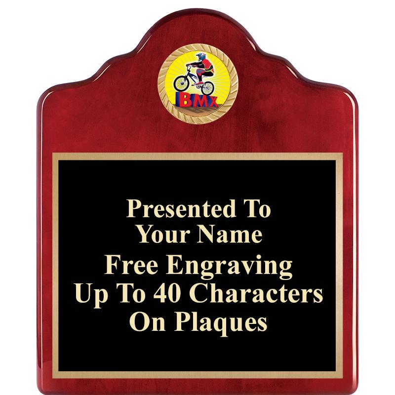 10"X12"ROSEWOOD EMBLEM PLQ