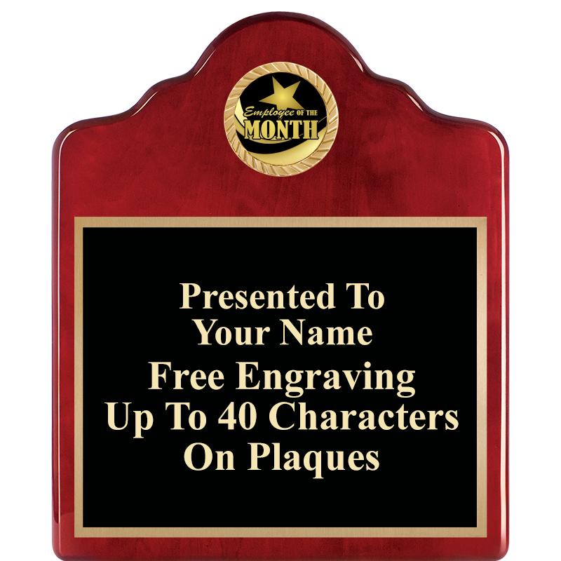 10"X12"ROSEWOOD EMBLEM PLQ