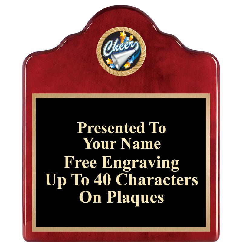 10"X12"ROSEWOOD EMBLEM PLQ