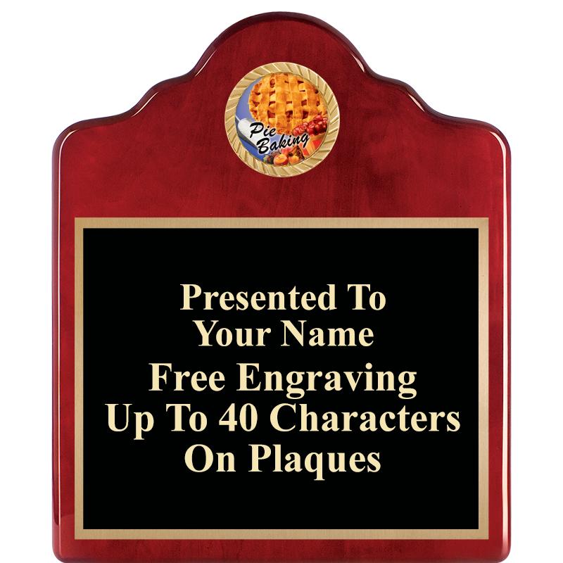 10"X12"ROSEWOOD EMBLEM PLQ