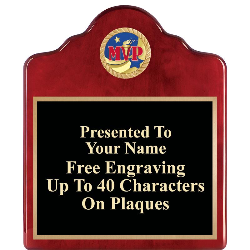 10"X12"ROSEWOOD EMBLEM PLQ