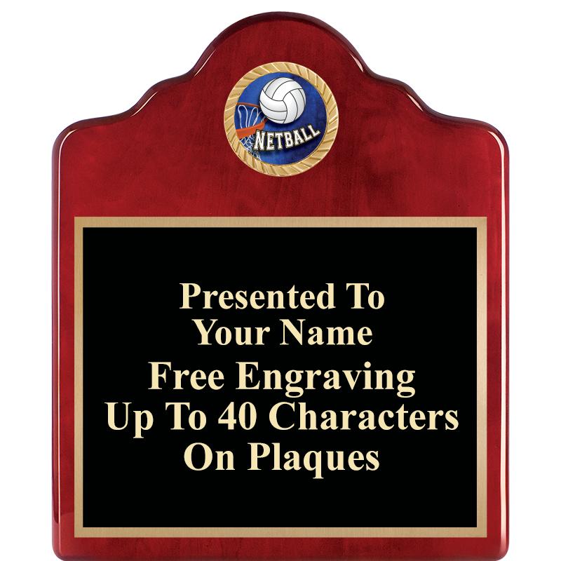 10"X12"ROSEWOOD EMBLEM PLQ