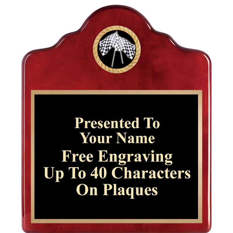 10"X12"ROSEWOOD EMBLEM PLQ