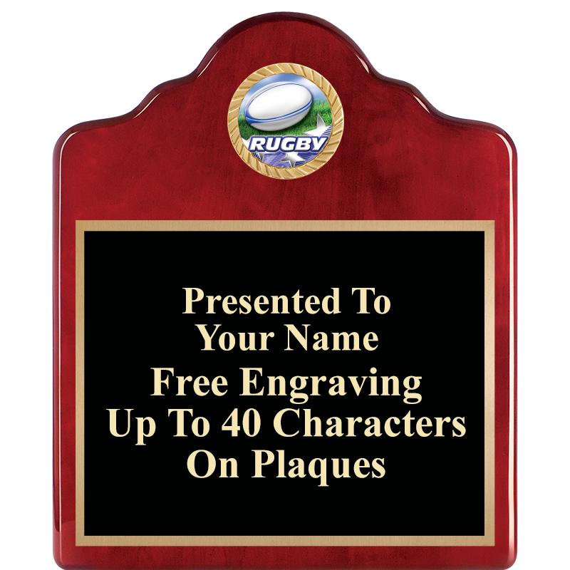 10"X12"ROSEWOOD EMBLEM PLQ