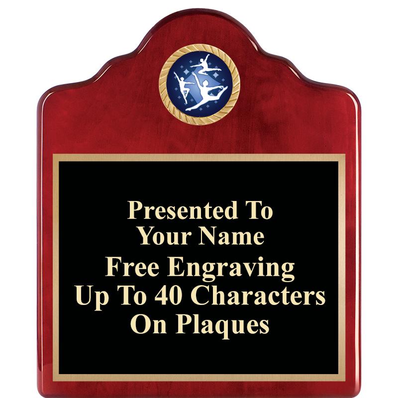 10"X12"ROSEWOOD EMBLEM PLQ