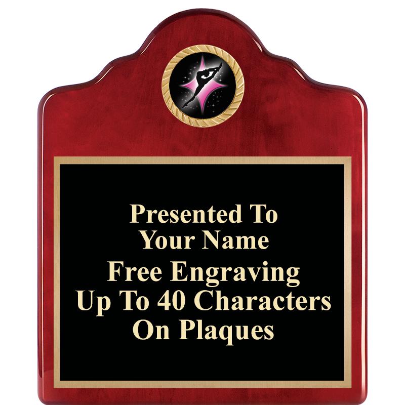 10"X12"ROSEWOOD EMBLEM PLQ