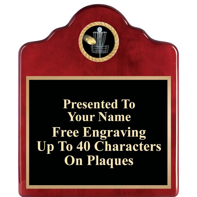 10"X12"ROSEWOOD EMBLEM PLQ