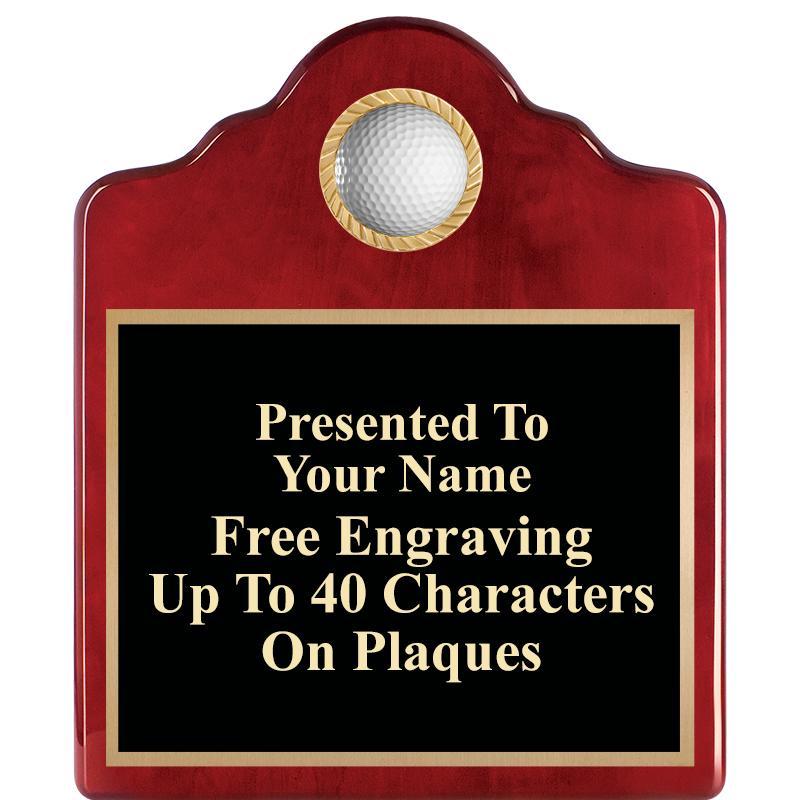 10"X12"ROSEWOOD EMBLEM PLQ