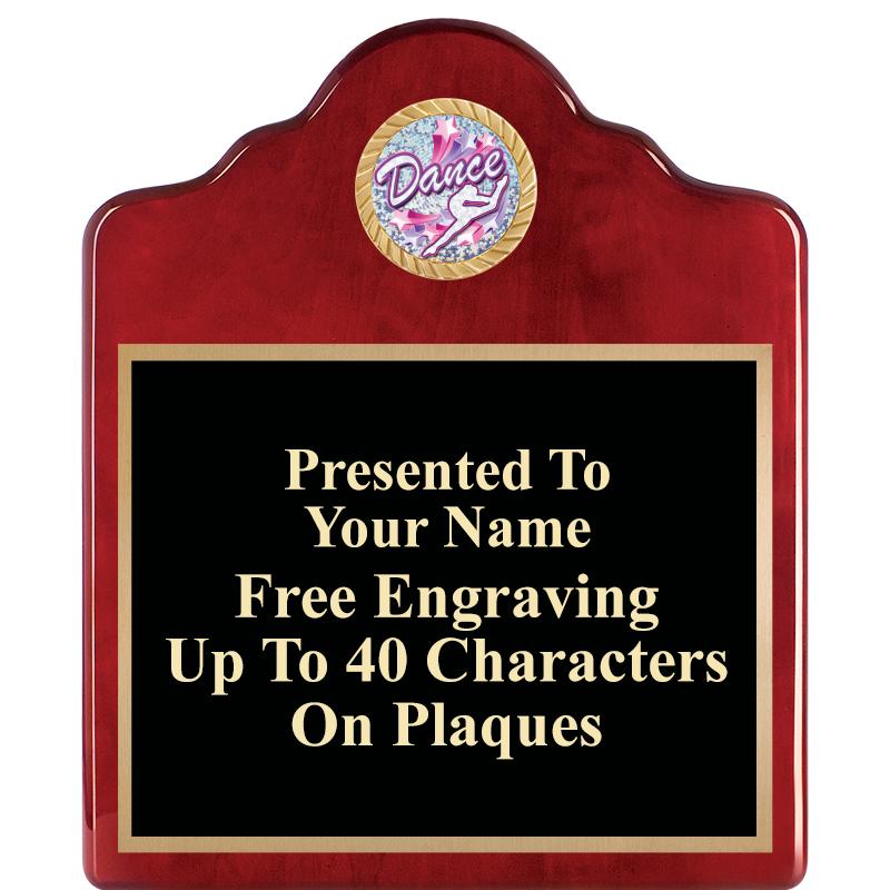 10"X12"ROSEWOOD EMBLEM PLQ