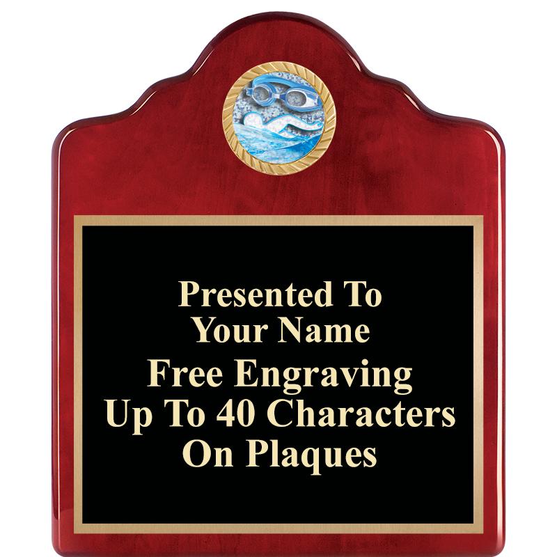 10"X12"ROSEWOOD EMBLEM PLQ