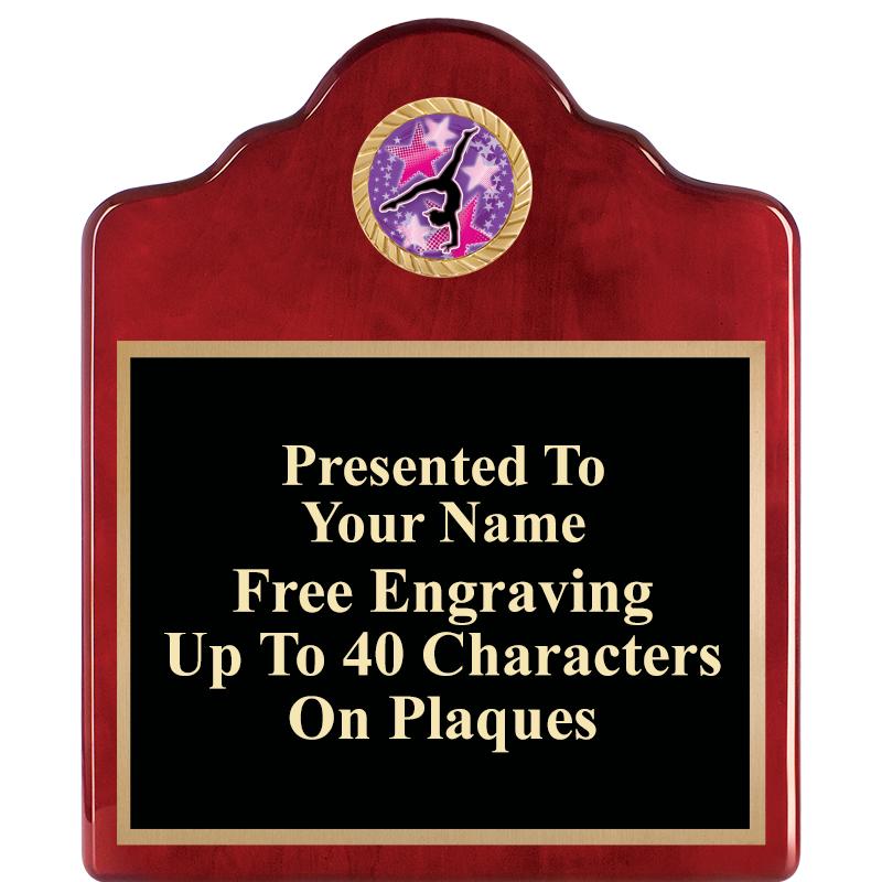 10"X12"ROSEWOOD EMBLEM PLQ