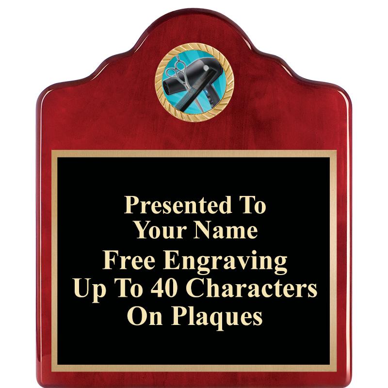 10"X12"ROSEWOOD EMBLEM PLQ