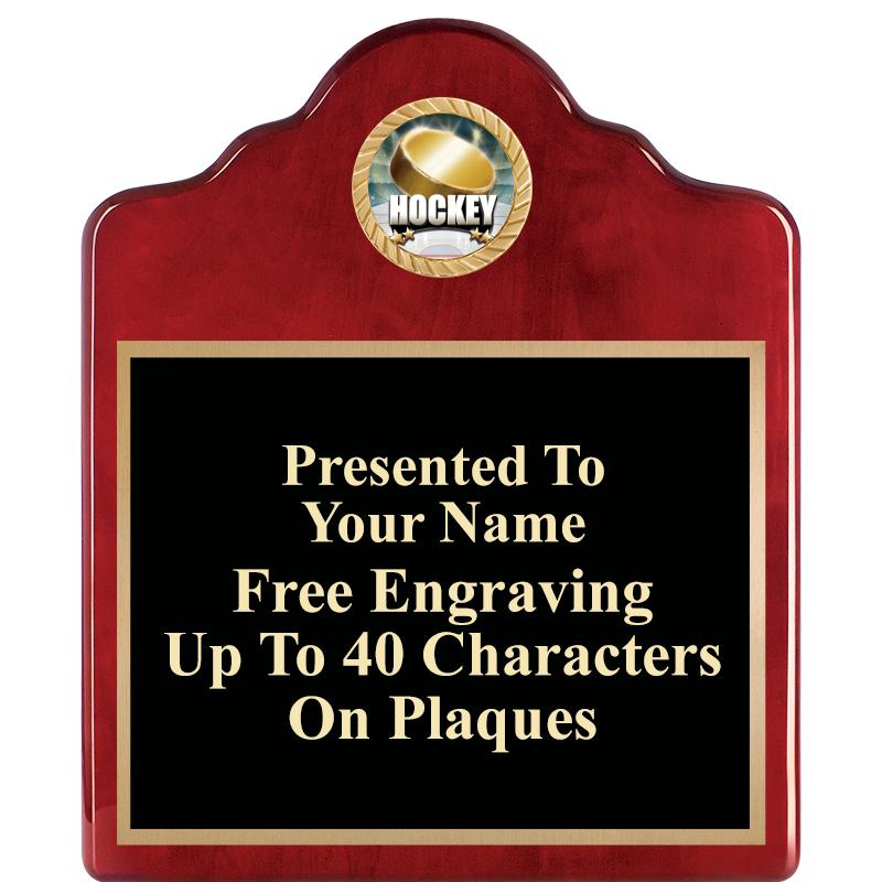 10"X12"ROSEWOOD EMBLEM PLQ