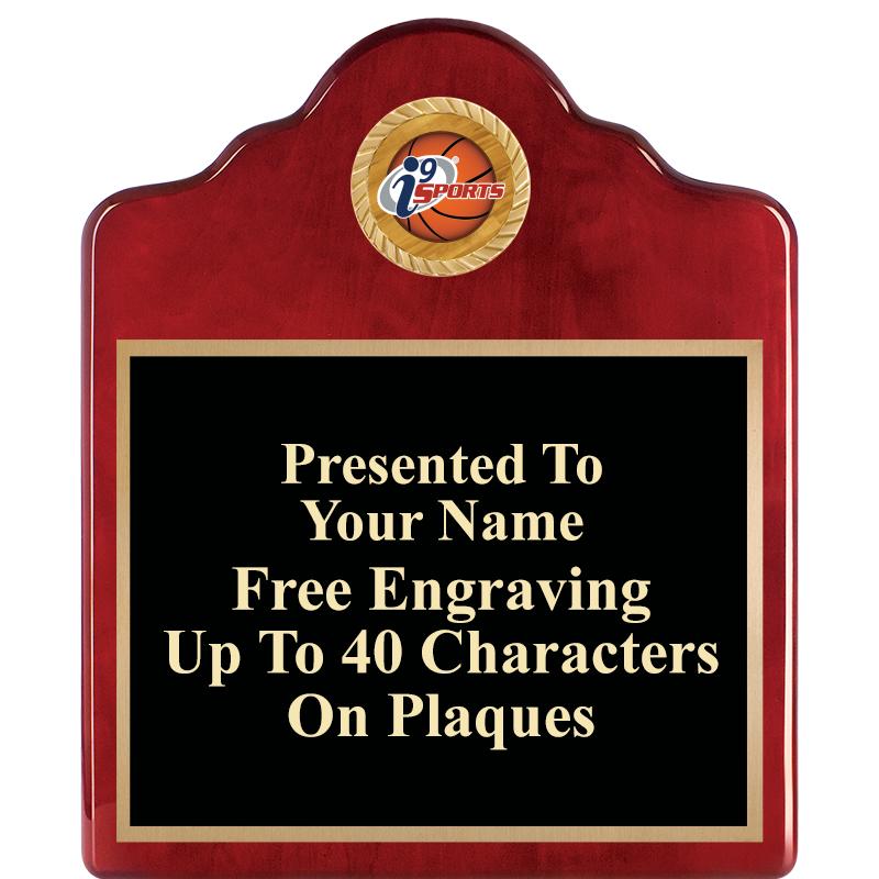 10"X12"ROSEWOOD EMBLEM PLQ