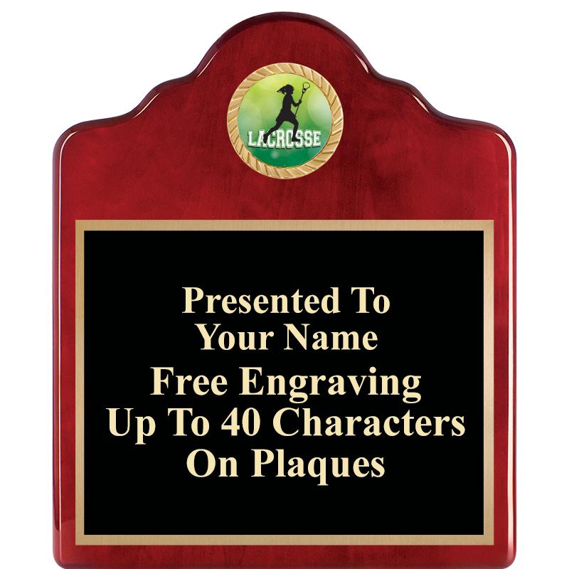 10"X12"ROSEWOOD EMBLEM PLQ